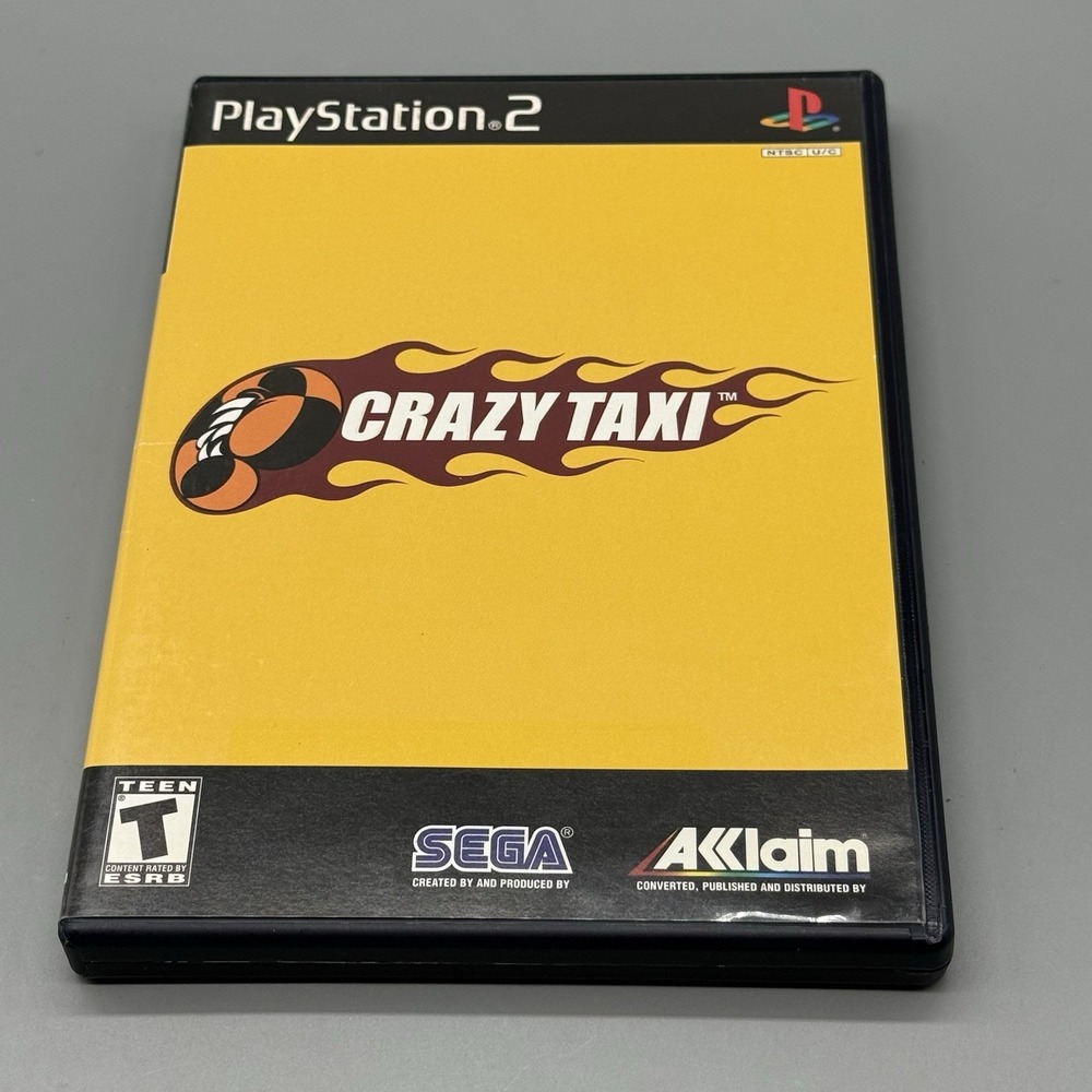 Crazy Taxi PS2 Acclaim No Manual T NTSC-U/C Racing Series